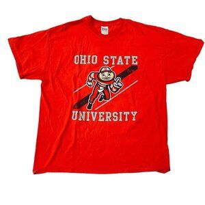Gildan Ohio State Buckeyes Mens T Shirt Short Sleeve Brutus OSU Collegiate XL